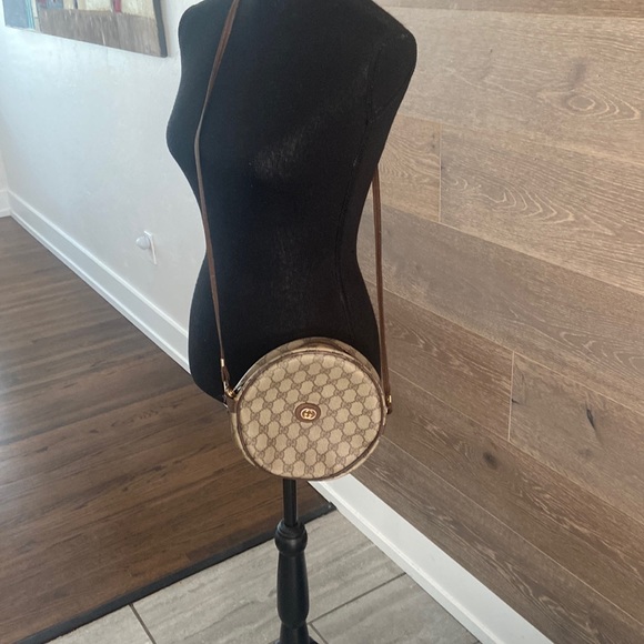 RARE Vintage Gucci Canteen GG Monogram Crossbody - Picture 4 of 9
